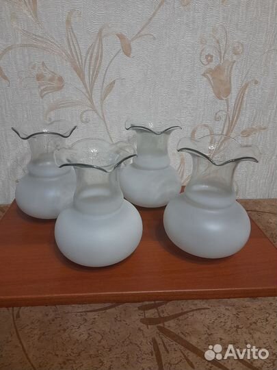 Плафоны для люстры СССР стеклянные новые