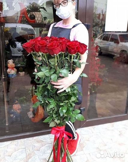 Метровые розы
