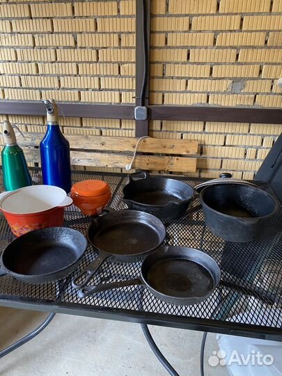 Чугунная сковорода СССР советская