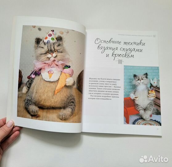 Новая книга Вязанные котики