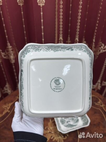 Салатник 22см villeroy boch burgenland зеленый