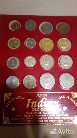 Наборы монет Индии и Ватикана