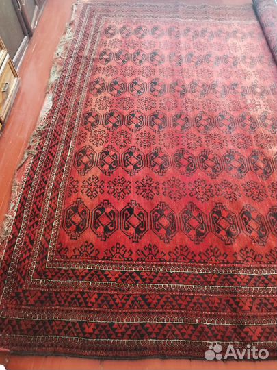 Ковер старинный шерстяной