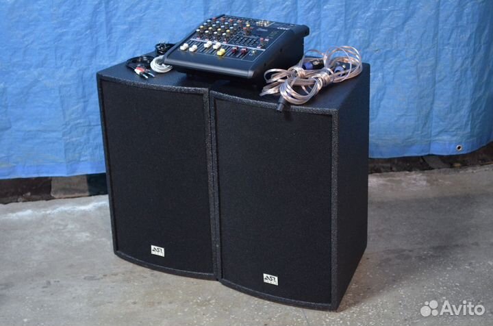 Мобильный звуковой комплект 500вт на зал до 100кв
