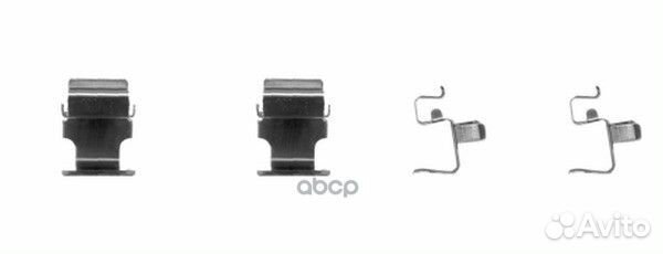 Комплект монтажный тормозных колодок citroen: C