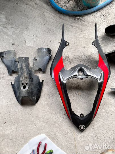 Пластик на yamaha yzf-R1 07-08 года