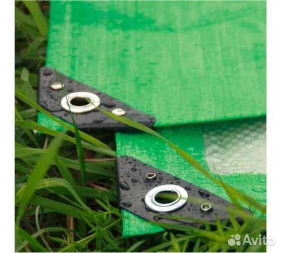 Тент укрывной 120гр 4х6м, зеленый