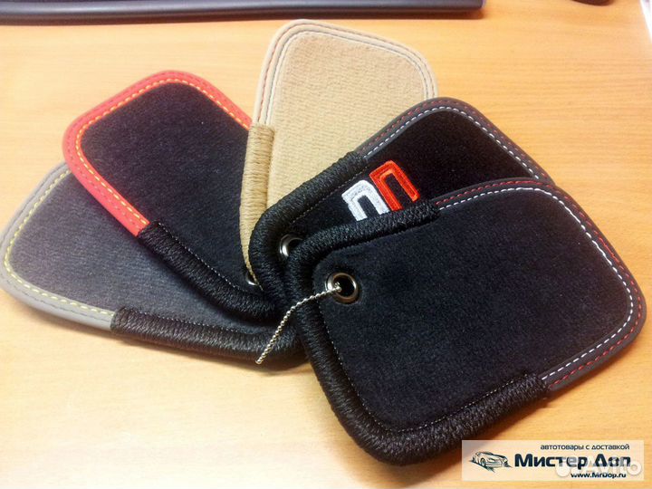 Велюровые коврики в салон и багажник авто Norplast