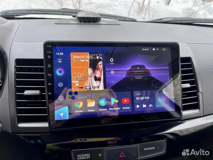 Магнитола Mitsubishi Lancer 10 Android