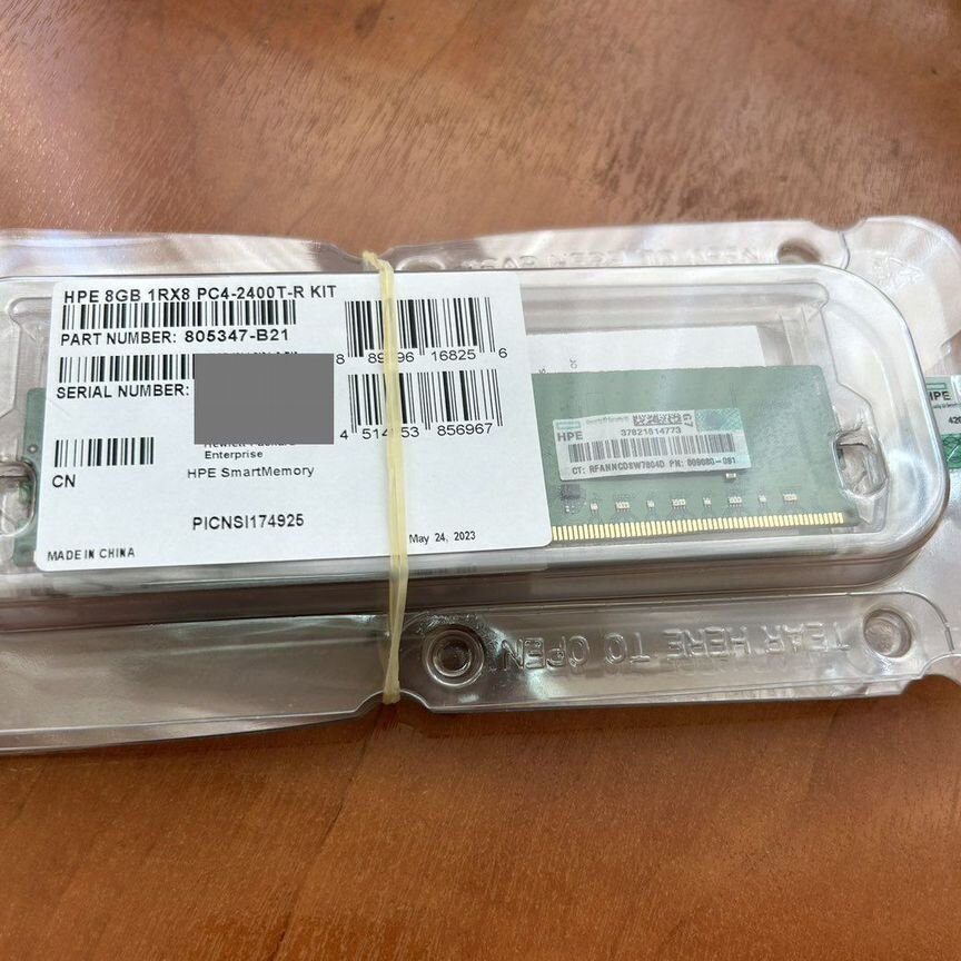 [805347-B21] Оперативная Память Hp 8gb 805347-B21 819410-001