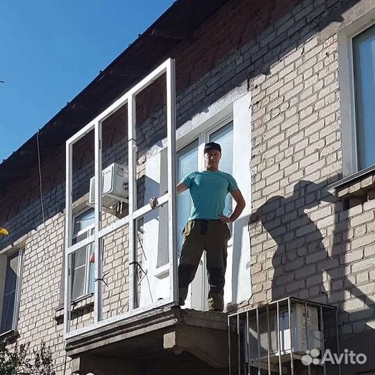 Ремонт балконов и лоджий, сварка каркаса и крыши