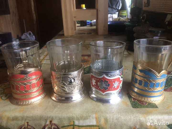 Подстаканник и стакан