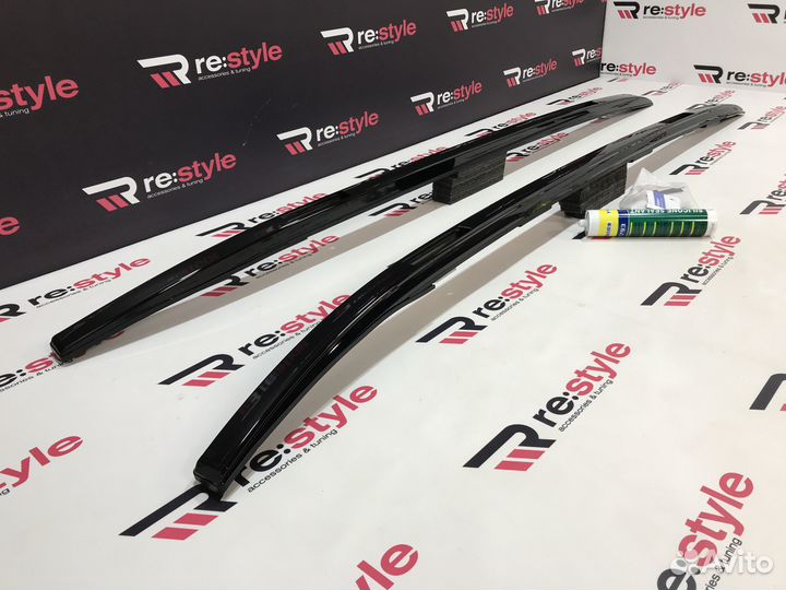 Рейлинги Toyota Rav4 (XA50) с 2018 года Черные