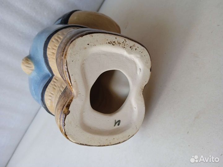 Редкая Статуэтка медведь футболист 26 см