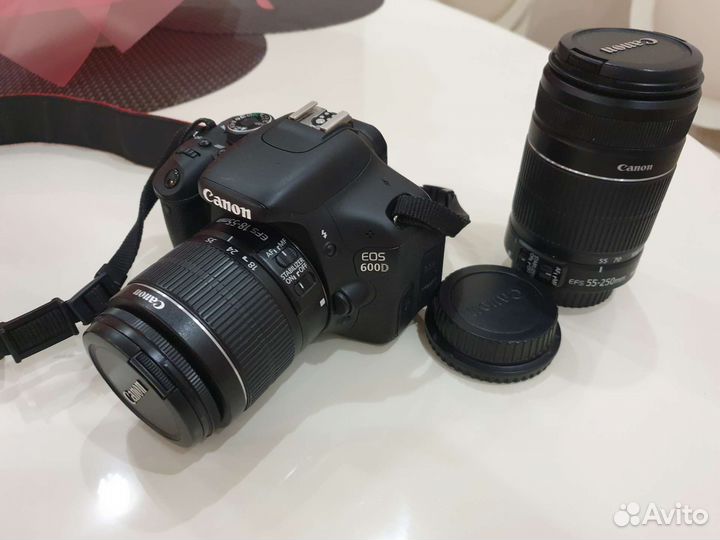 Canon eos 600d, EFS 18-55, EFS 55-250 1:4-5.6 IS