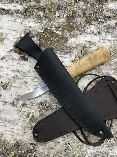 Просто.нож + двое ножен в комплекте