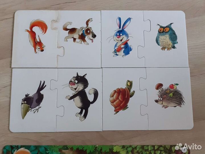 Игра на прогулке напольное пазл-лото