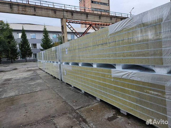 Сэндвич-панели оптом от изготовителя от 100м2