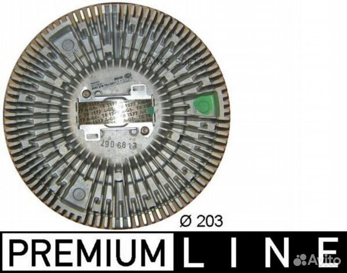 Mahle CFC35000P Вискомуфта вентилятора без крыльча