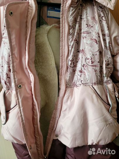 Зимний комбинезон для девочки 116-122