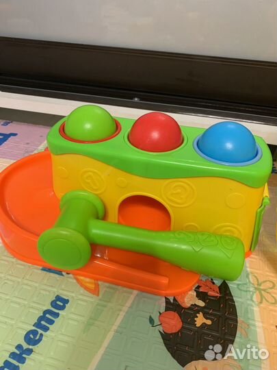 Игрушки fisher price улей, телефон и стучалка