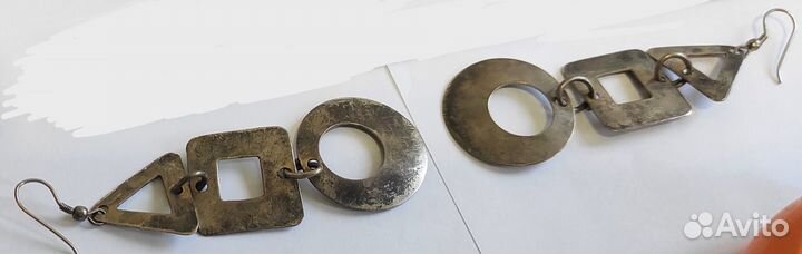 Серьги рыбки и геометрия