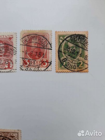 Марки. 300 лет дому Романовых. 1913г