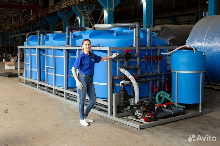 Мобильный растворный узел для кас, жку, сзр