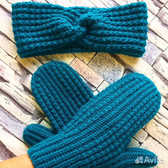 Повязка. Варежки. Рукавицы. Шарфы. Шапки. Снуды