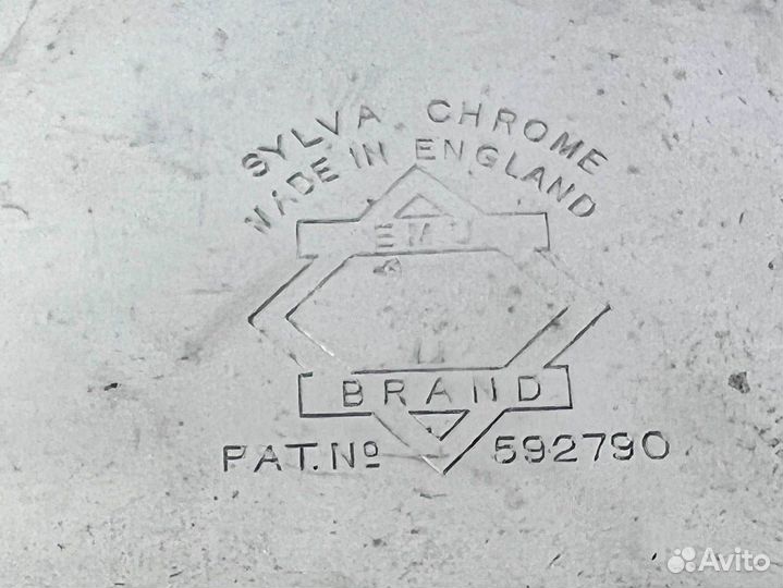 Антикварный портсигар, Англия, металл, 1930 гг