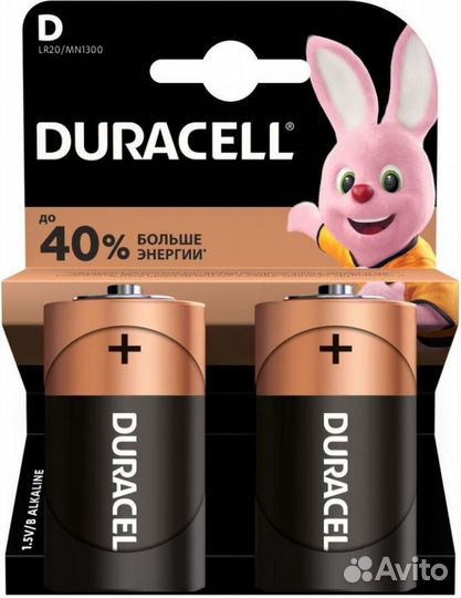 Duracell LR20 Basic MN1300 BL2