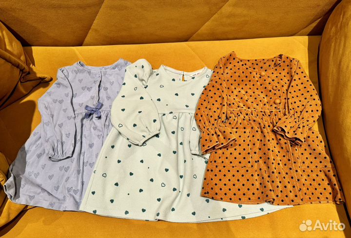 Платья для девочки пакетом 86