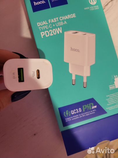 Зарядный блок Hoco 20w