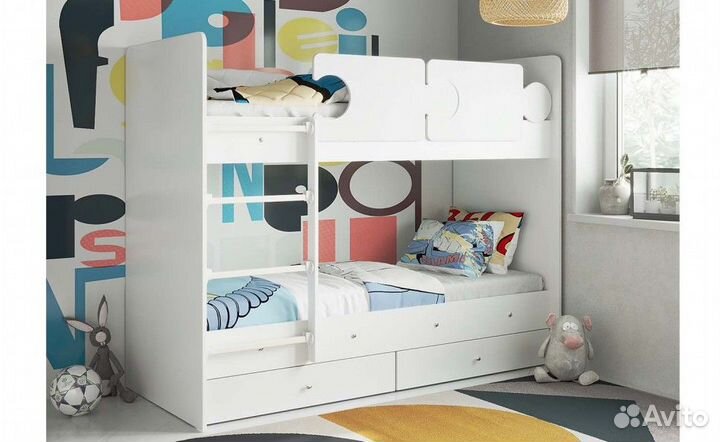 Двухъярусная кровать детская