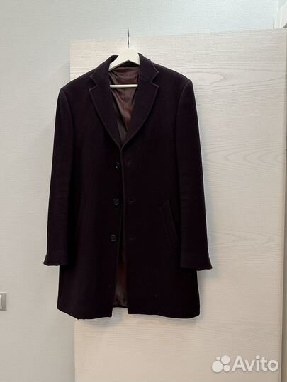Пальто мужское шерсть 52 размер L