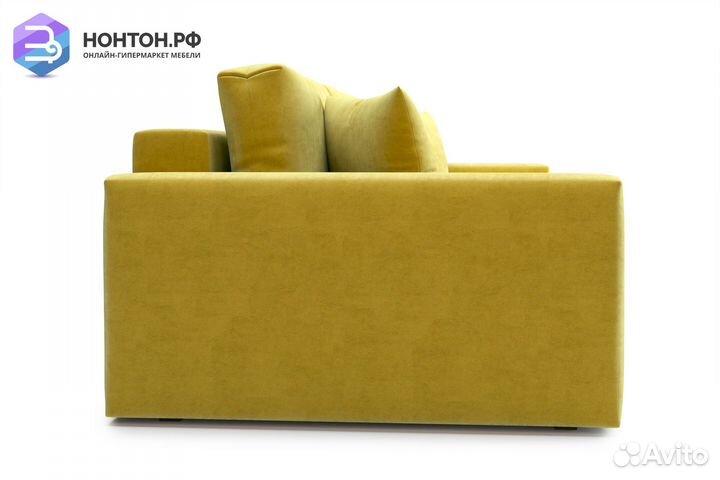 Кресло тик-так Монарх горчичное