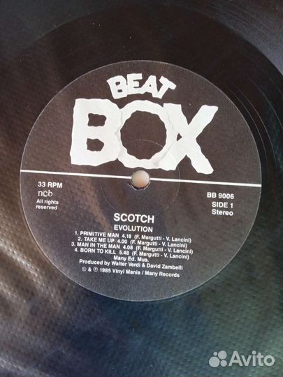 Radiorama.Scotch.(Lp) винил.1пресс.Beat Box.Ориг