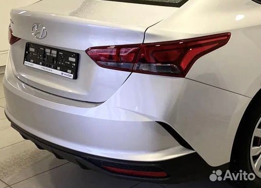 Задний бампер hyundai solaris 2 рест 2020-2023