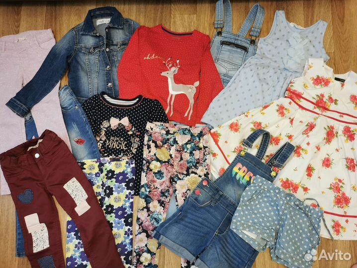 Одежда 104 р. брючки, кофты, лонги, платья