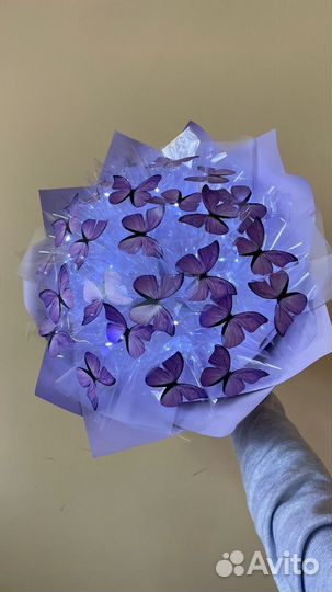 Светящиеся букет из бабочек