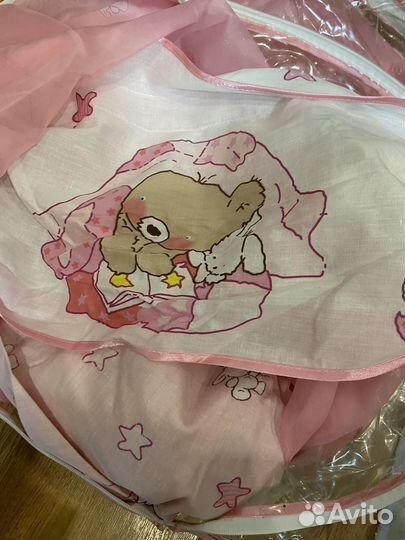 Бортики и балдахин в кроватку