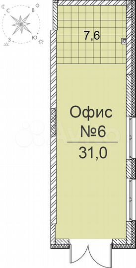 Продам офисное помещение, 31 м²