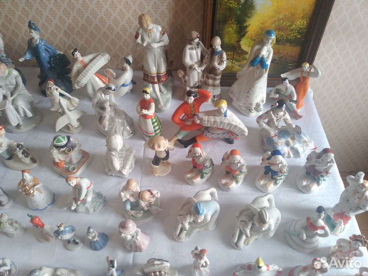 Статуэтки фарфор СССР лфз дулёво городница