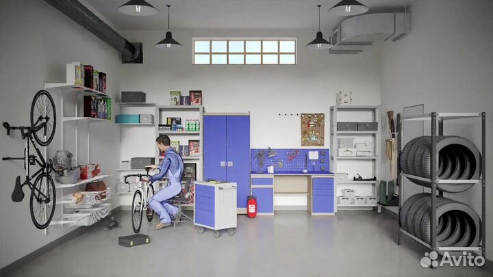 Оснащение кладовых и гаражей под ключ