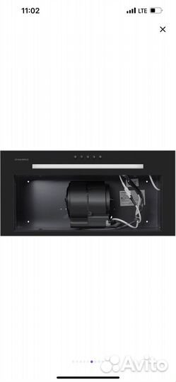 Вытяжка встраиваемая maunfeld Crosby 850LED черная