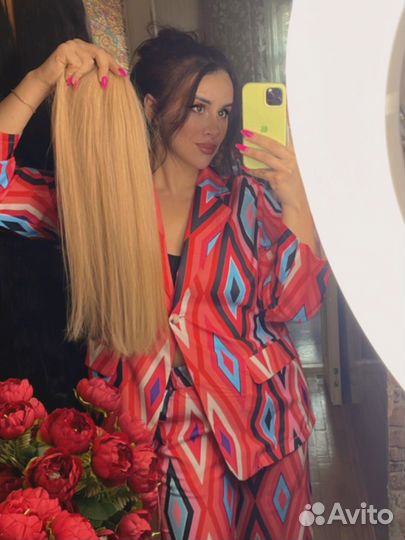 Волосы для наращивания блонд