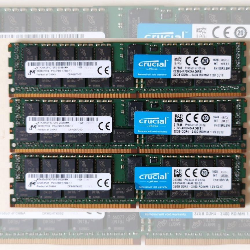 [MTA36ASF4G72PZ-2G3B1MG] Rdimm Ecc 32 2400 Micron Mta36asf4g72pz-2g3b1 Mta36asf4g72pz-2g3b1mg