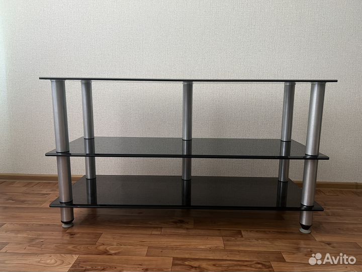 Стеклянная тумба под тв