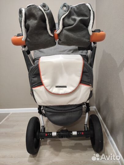 Коляска BeBe-Mobile 2 в 1 + автолюлька (в подарок)