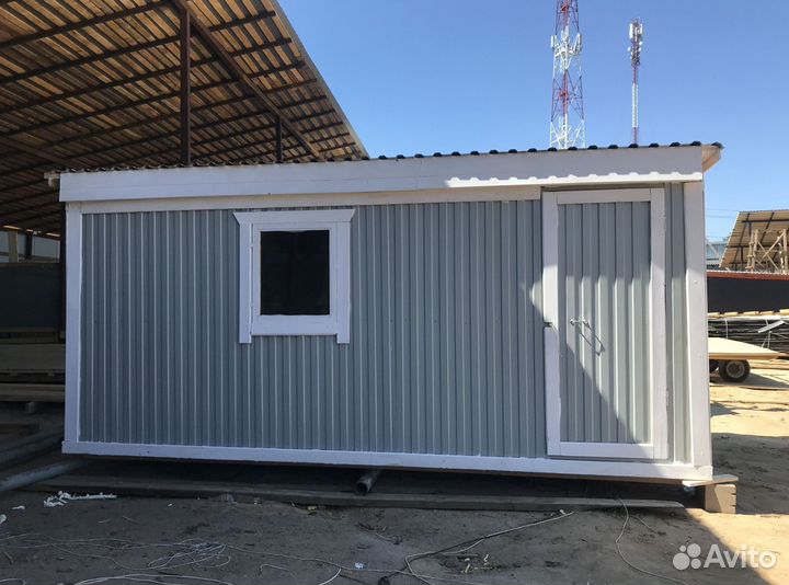 Бытовка дачная теплая 6х2,3м
